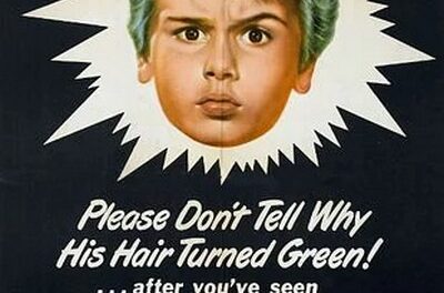 Le garçon au cheveux vert