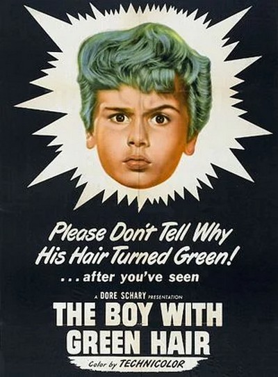 Le garçon au cheveux vert